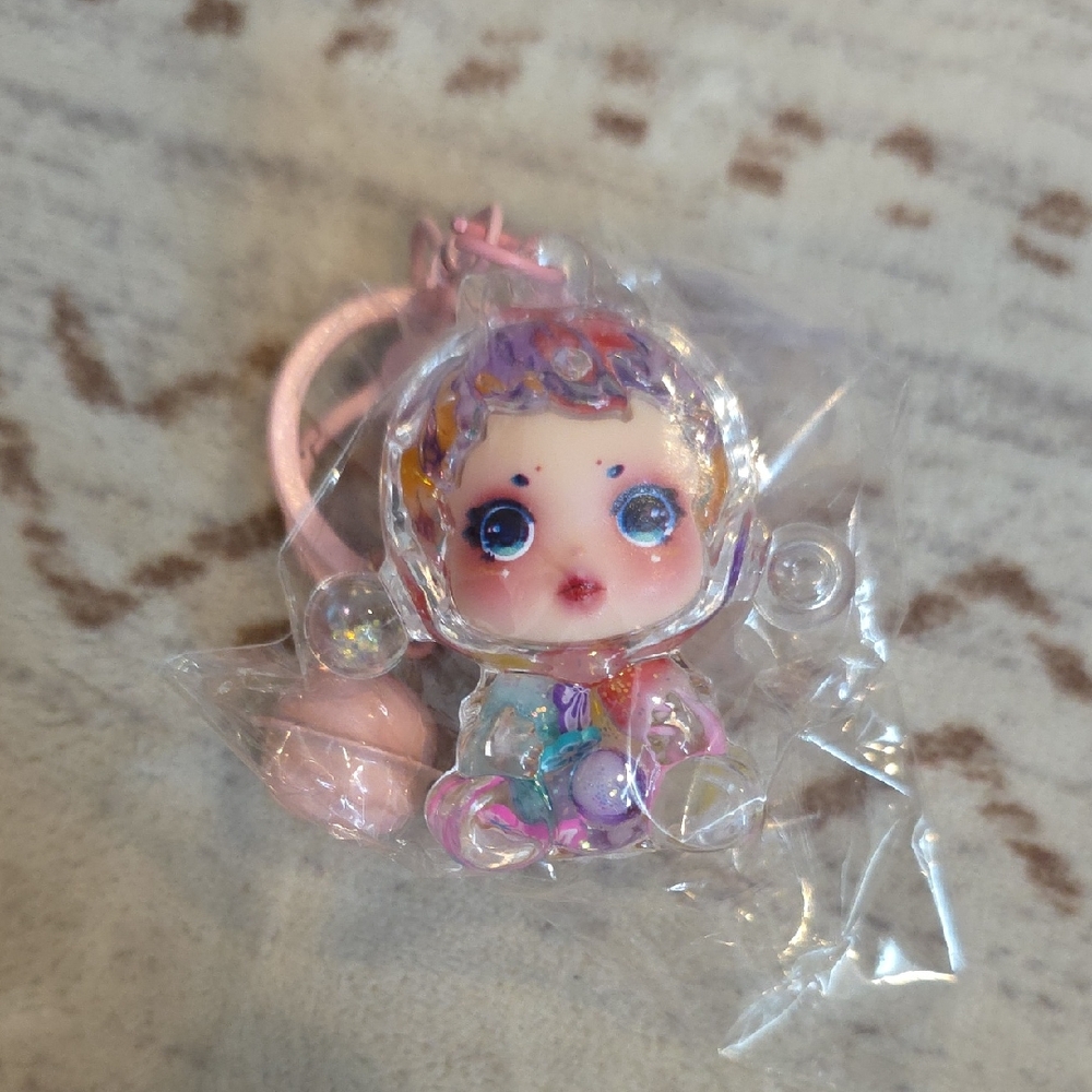 Rainbow Skullpanda Keychain